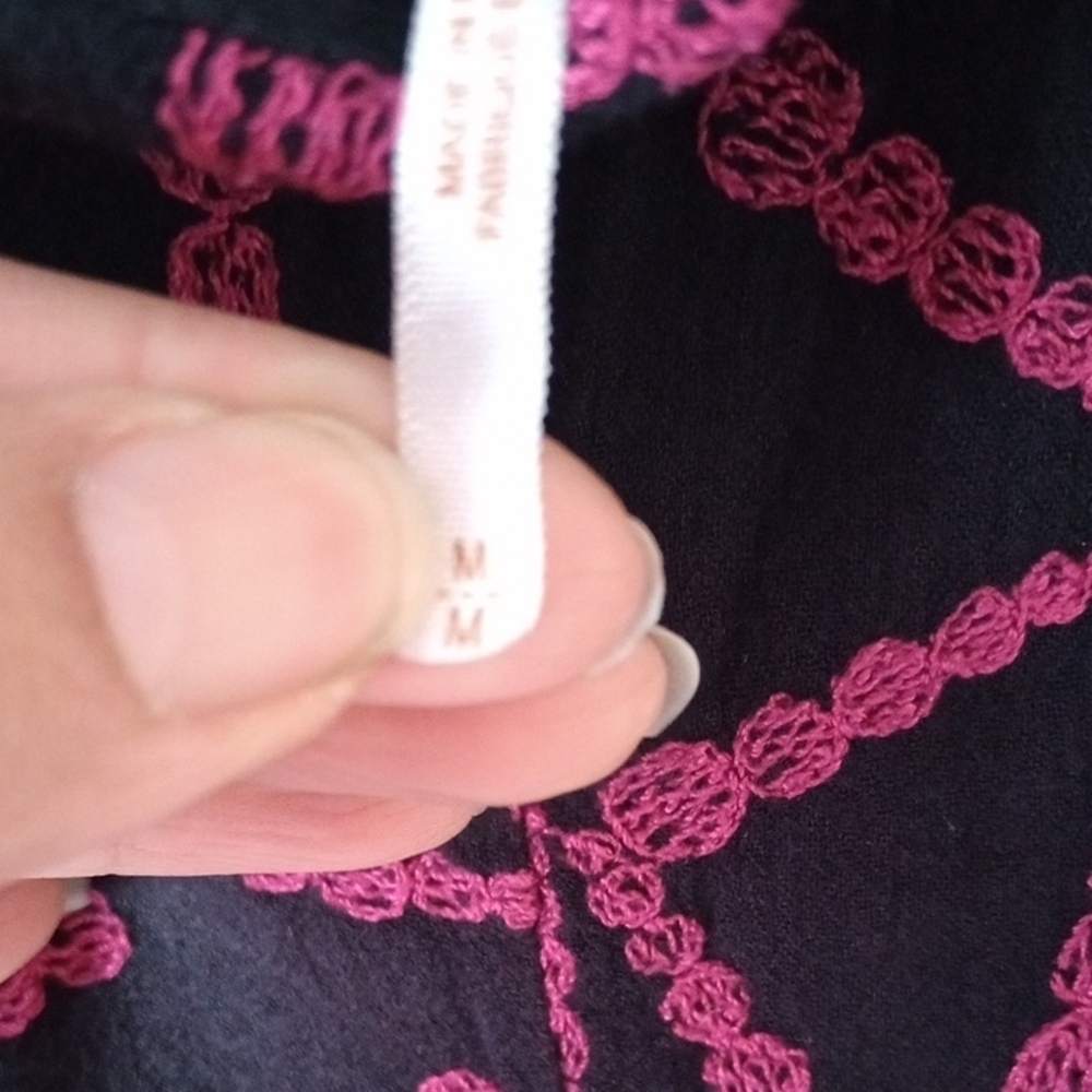 Free People Ankle Jeans with‎ Pink Pattern - Picture 3 of 11